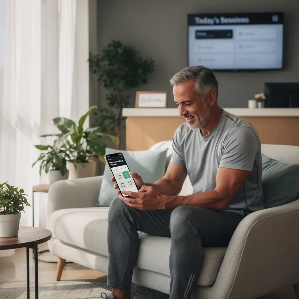 Personīgais treneris, kas strādā ar klientu individuāli.